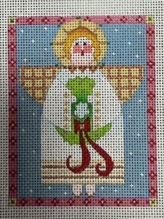 Melissa Shirley Designs 532D Wreath Angel