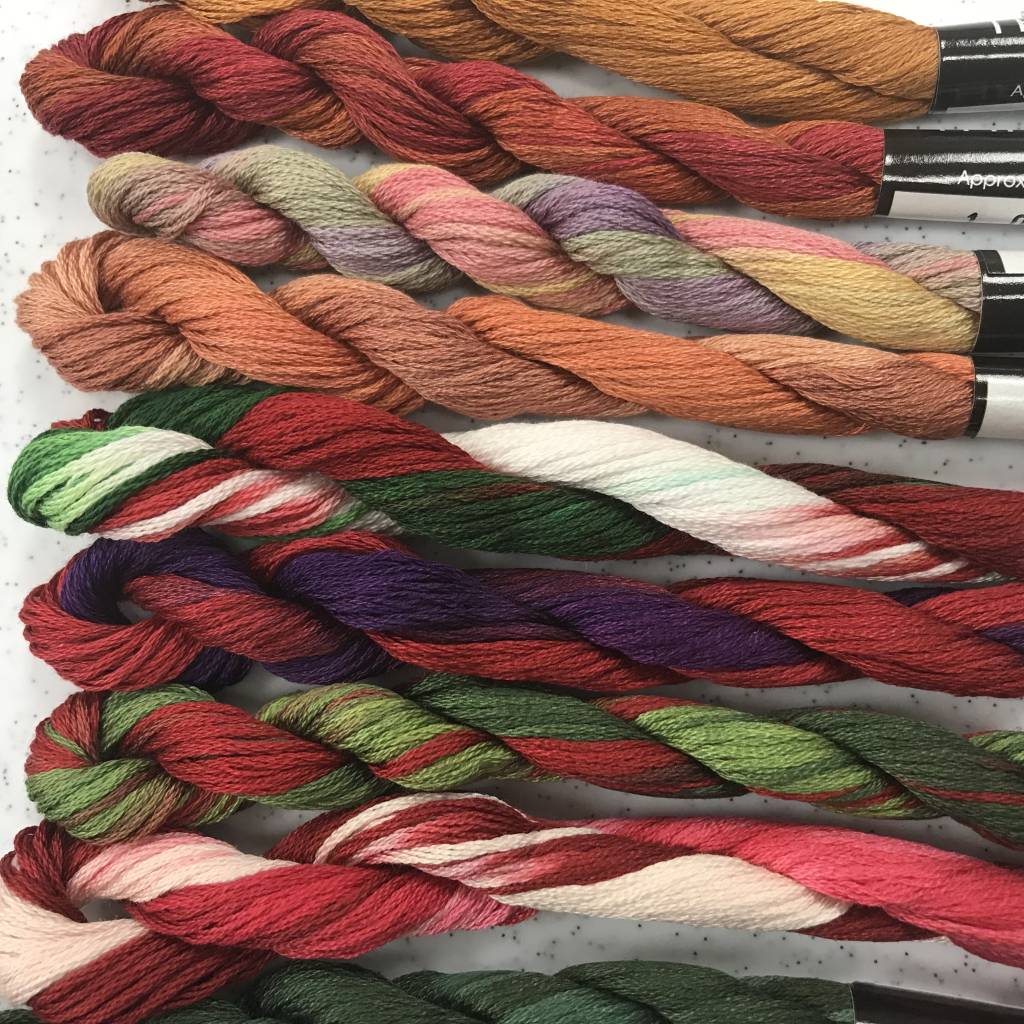 Overdyed Cotton Floss 2 Twisted Stitches Needlepoint, LLC