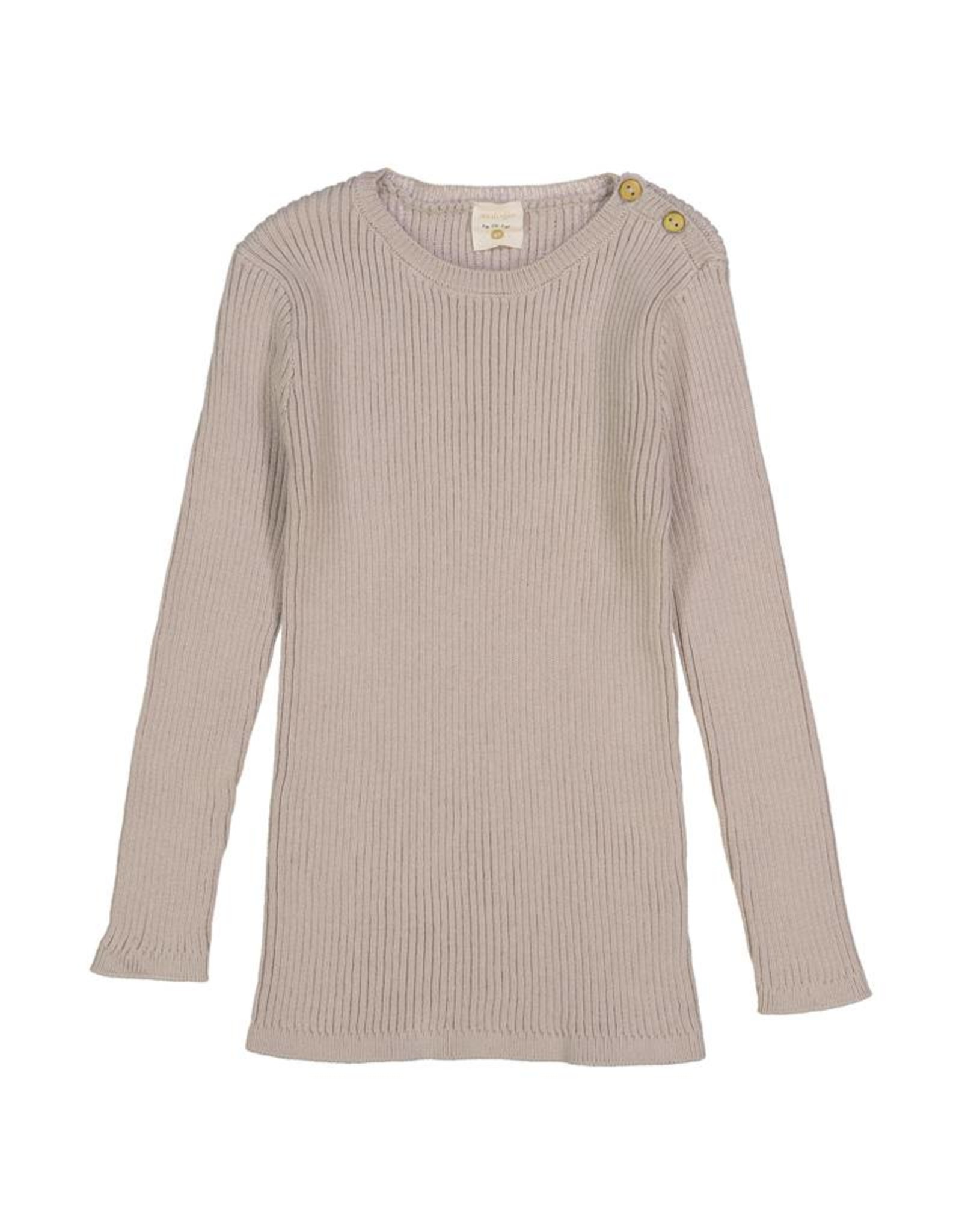 Analogie Analogie SS19 Ribbed Knit Long Sleeve Top