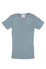 Analogie Analogie SS19 Ribbed Knit Short Sleeve Top