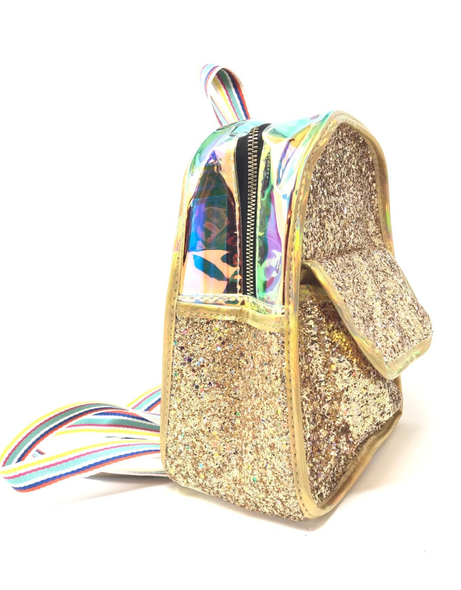 glitter mini backpack