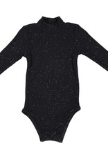 LIL LEGS Speckle Rib Turtleneck Onesie