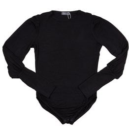 UNCLEAR Unclear Bodysuit with Bubble Sleeve