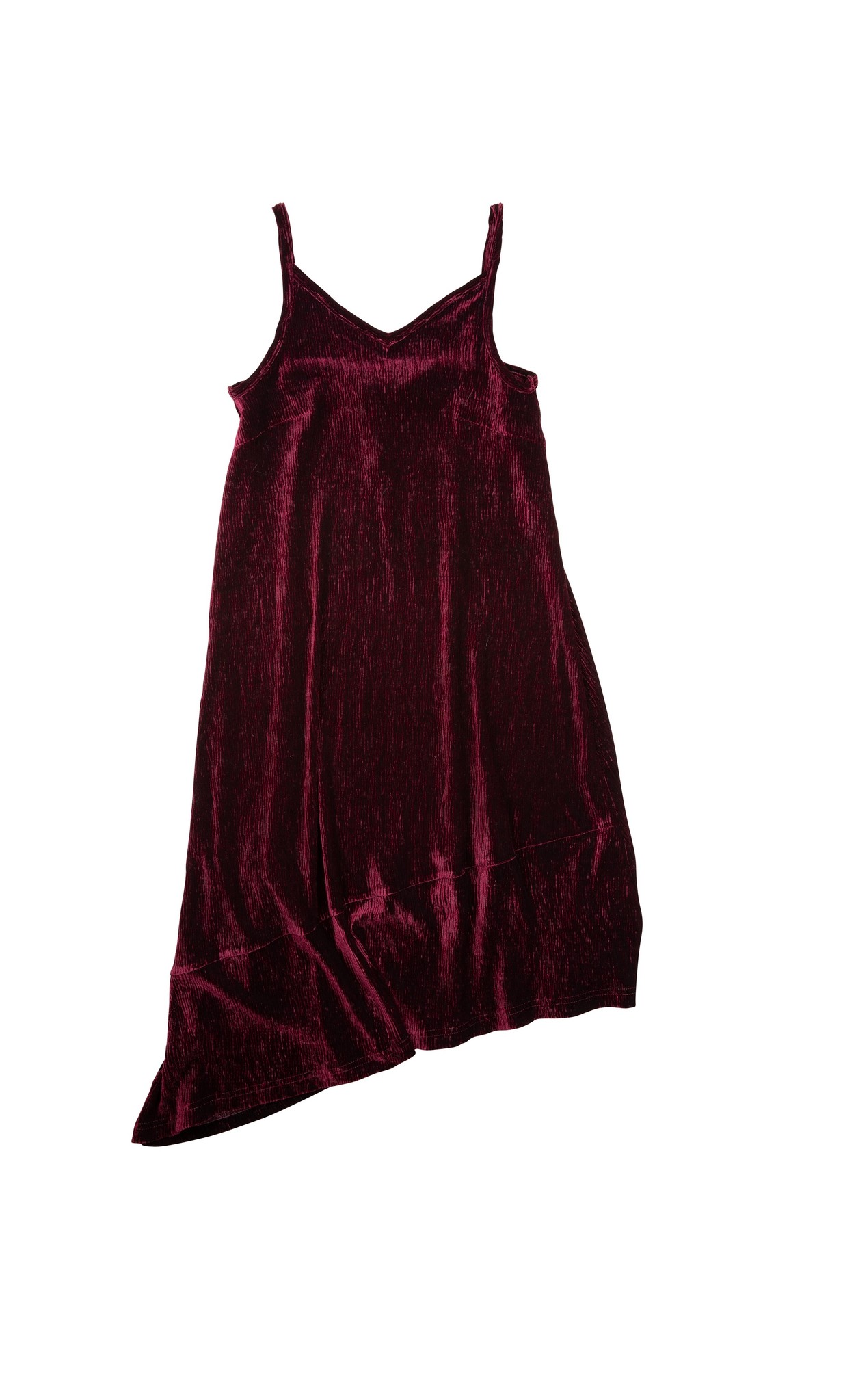 velour slip dress