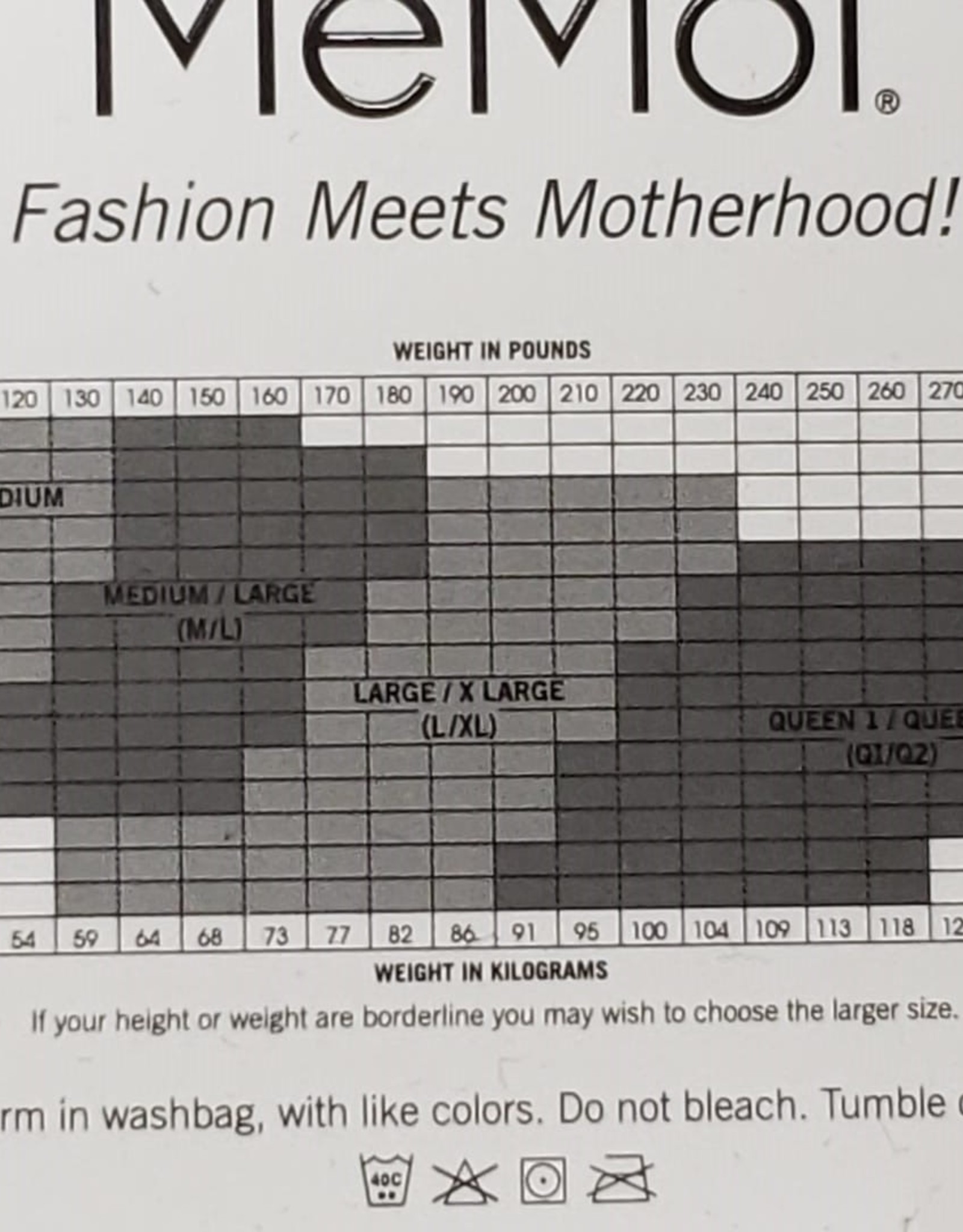 Memoi Memoi Maternity Footless Opaque Tights