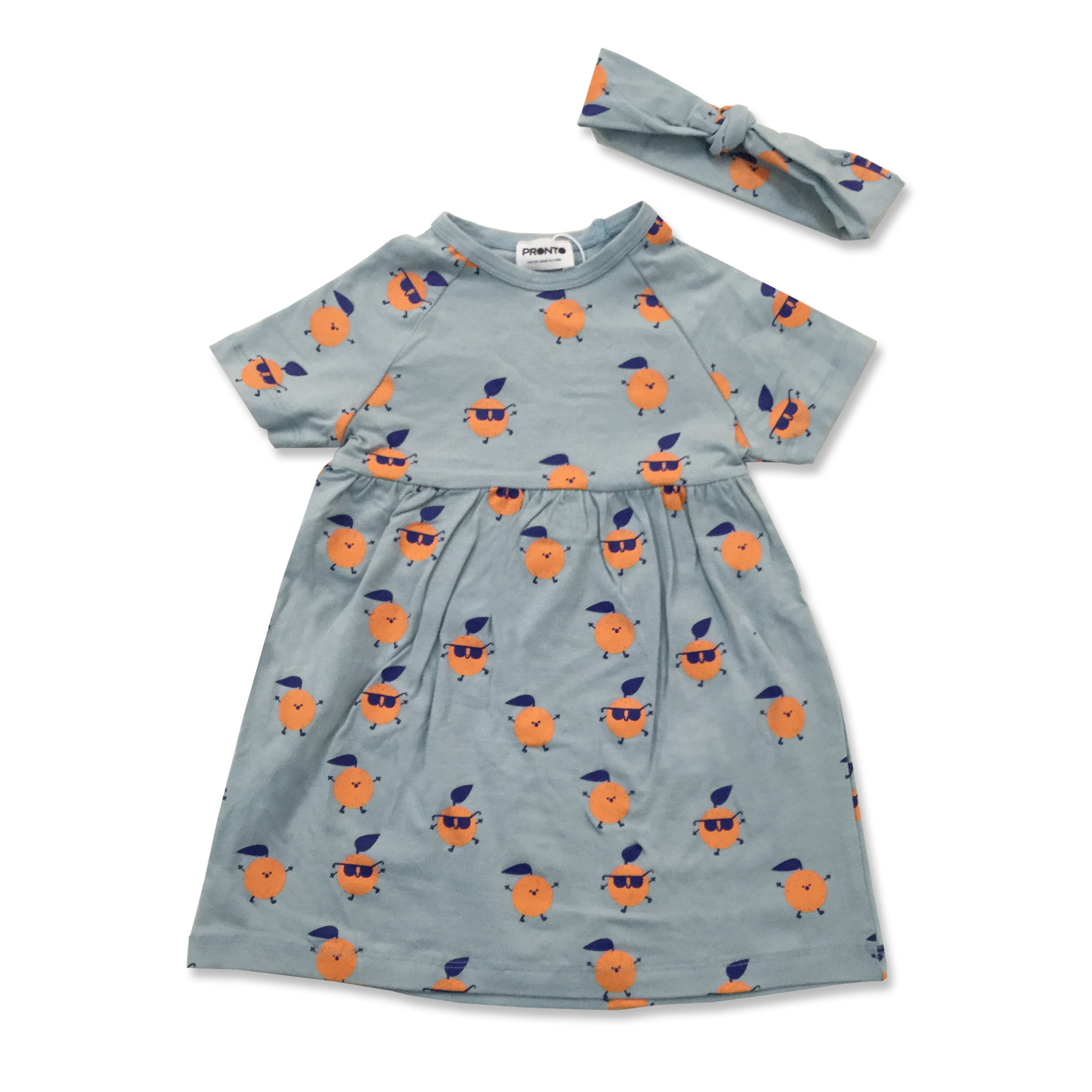 dress with oranges