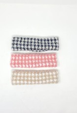 Dacee Dacee Houndstooth Winter Girls Headwrap