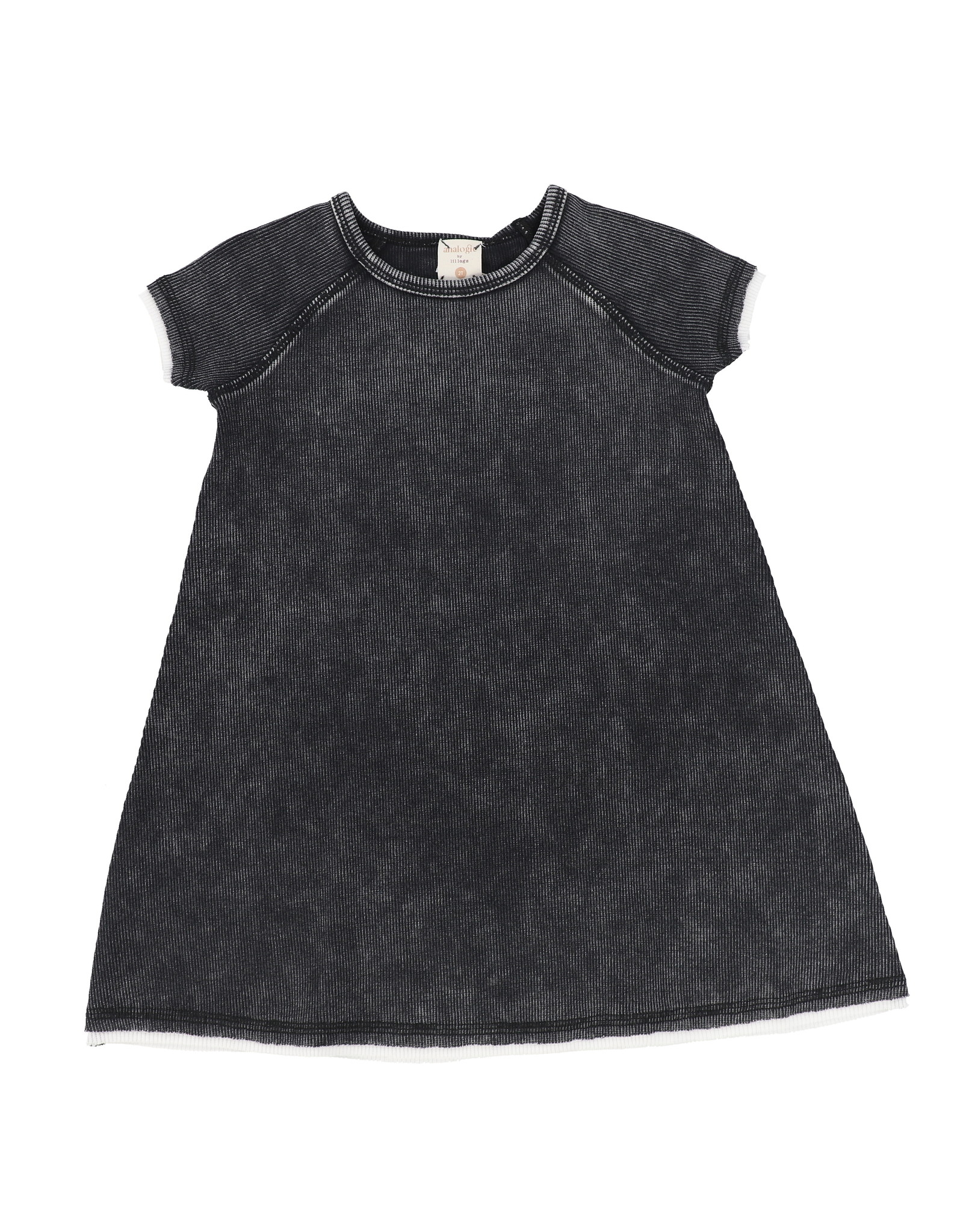 Analogie ANALOGIE SHORT SLEEVE DENIM WASH DRESS