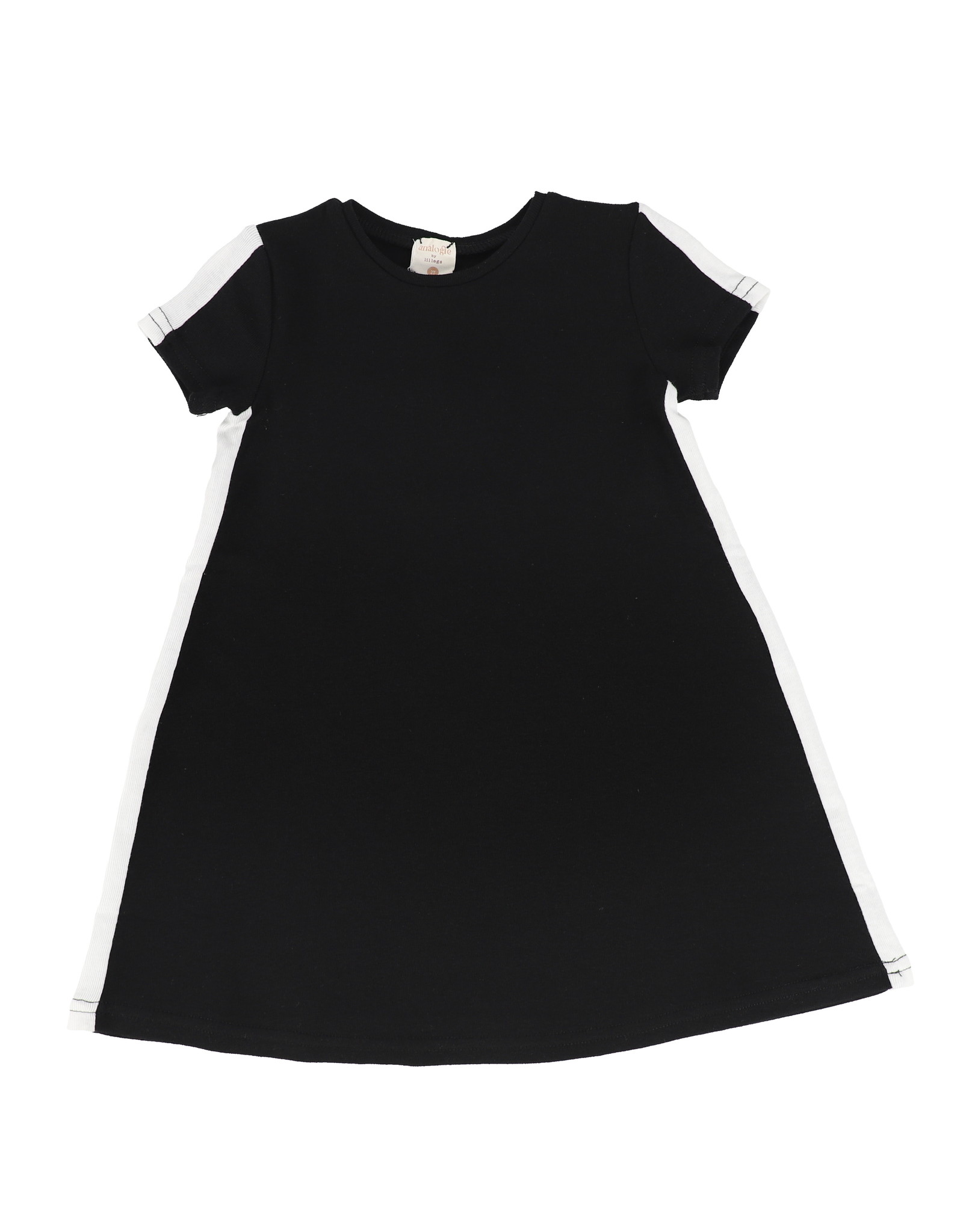 Analogie ANALOGIE SHORT SLEEVE LINEAR DRESS