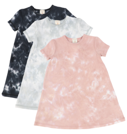 Analogie ANALOGIE SHORT SLEEVE WATERCOLOR DRESS