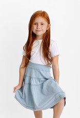 FIVE STAR Five Star Tiered Denim Skirt