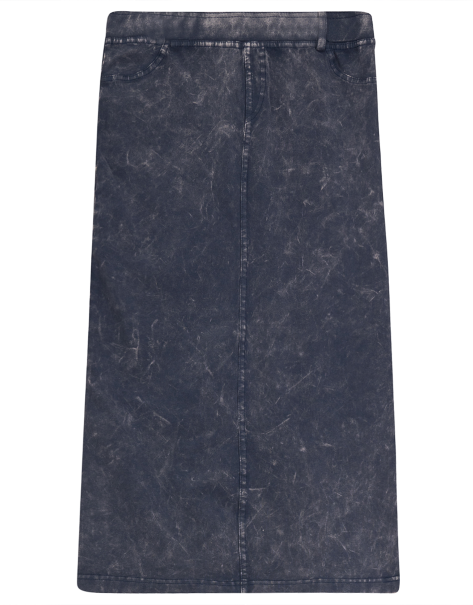 FIVE STAR Five Star Long Straight Denim Wash Skirt