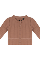 2 Squares 2 Squares Ribbed Long Sleeve Cardigan