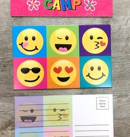 Bunk Junk Bunk Junk Emoji Colorblock Postcards