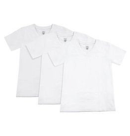 Memoi Memoi Boys 3 Pack V-Neck Short Sleeve Undershirt
