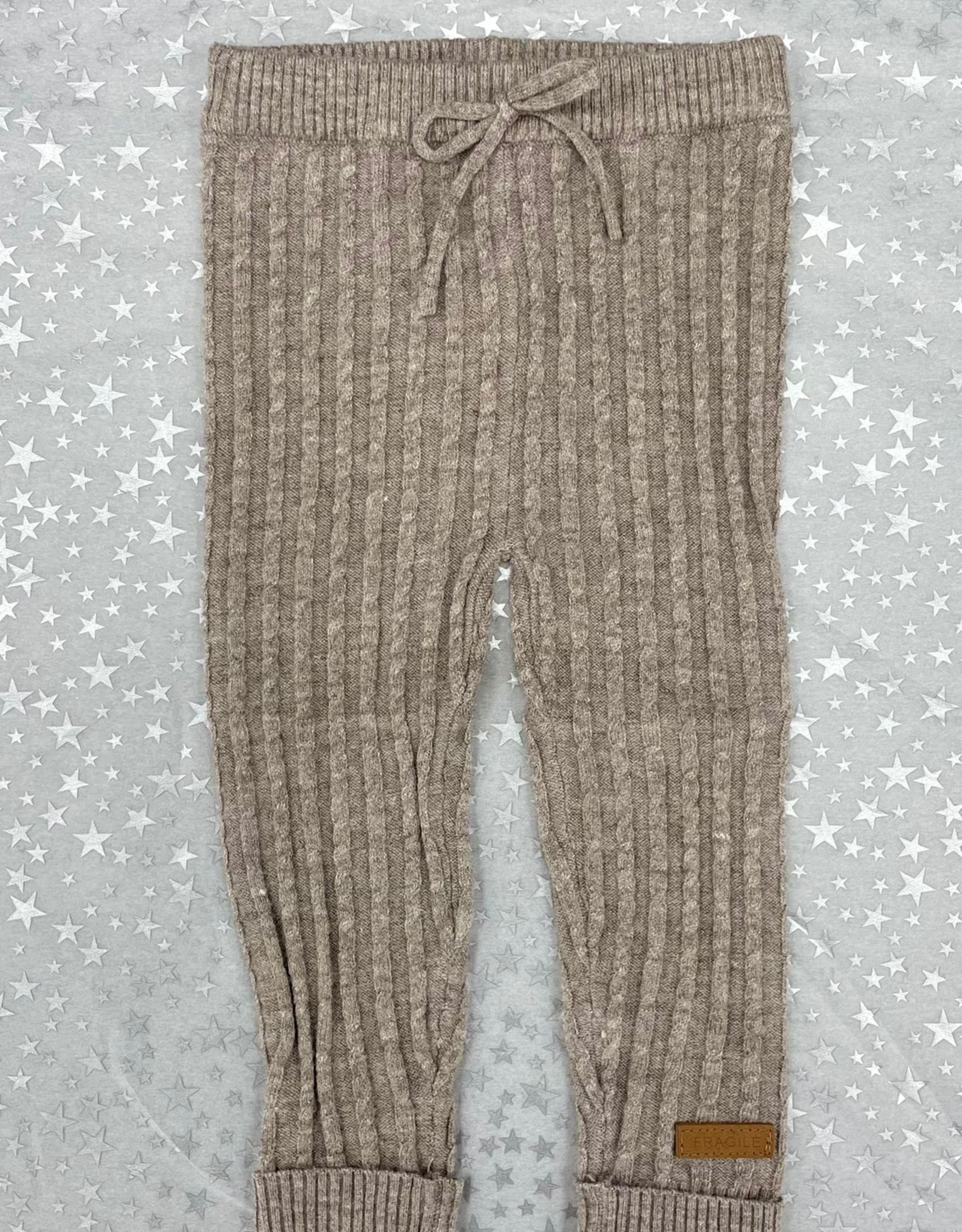 FRAGILE Fragile Cable Rib Knit Leggings