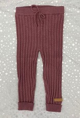 FRAGILE Fragile Cable Rib Knit Leggings