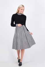 Noni Noni Paneled Knit Skirt