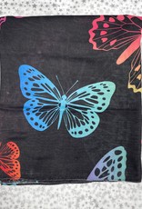 PinkDot PinkDot Big Butterfly Print Flat Mitpachat