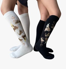 Blinq Blinq Metallic Splotch Knee Sock