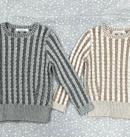 SLICE Slice Wide Chunky Cable Knit Sweater