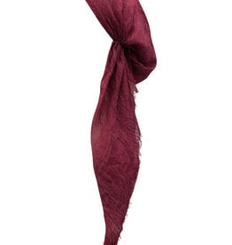 Dacee Dacee Lurex Striped Pre-Tied Headscarf with Velvet