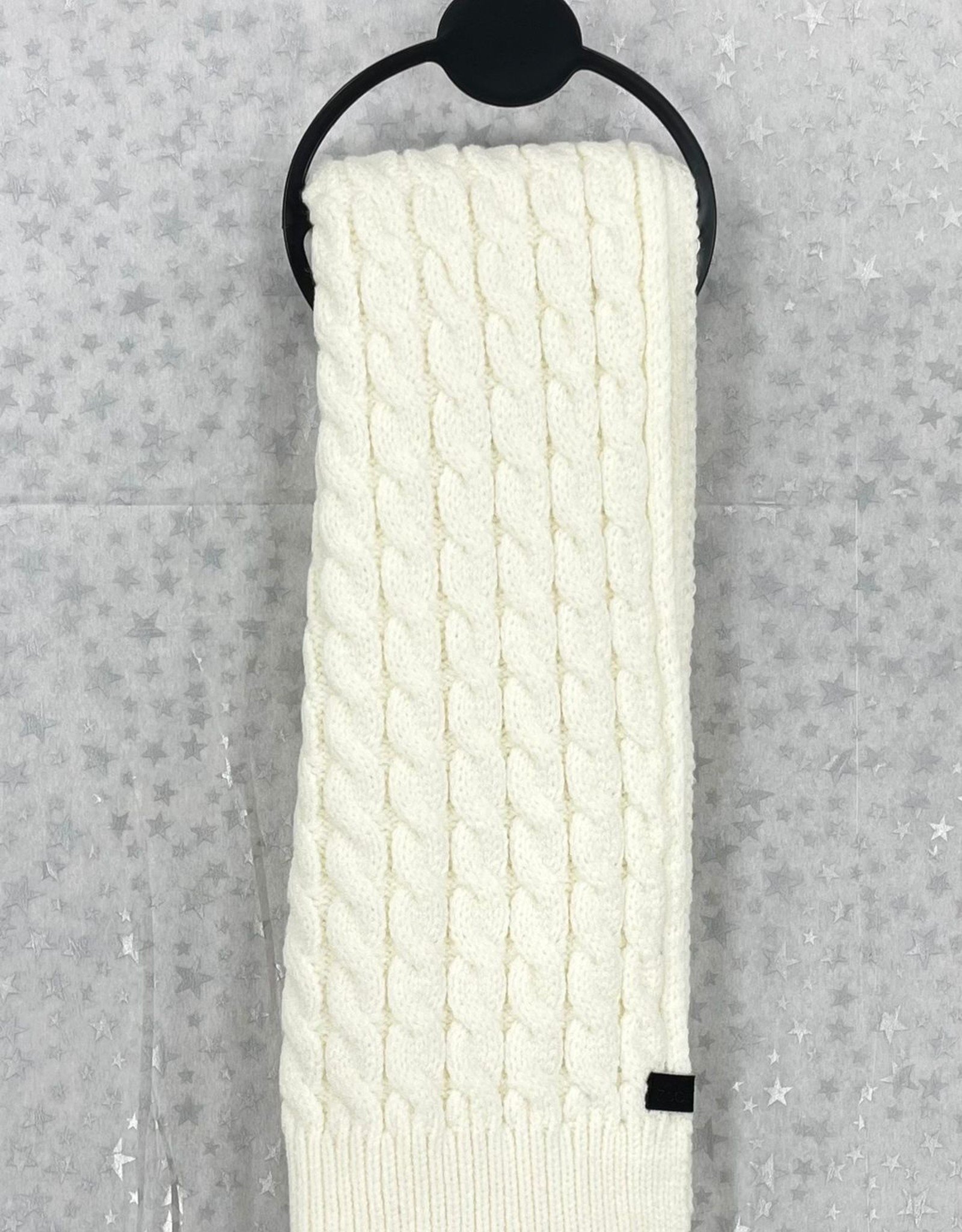 Zubii Zubii Cable Textured Scarf