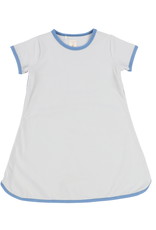 Analogie Analogie Cotton Track Dress Short Sleeve