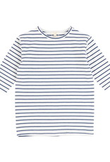 LIL LEGS Lil Legs Striped Girls Fitted Tee Three Quarter Sleeve