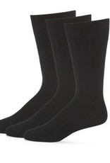 Memoi Memoi Mens Bamboo Ribbed Socks (3Pack) 10-13