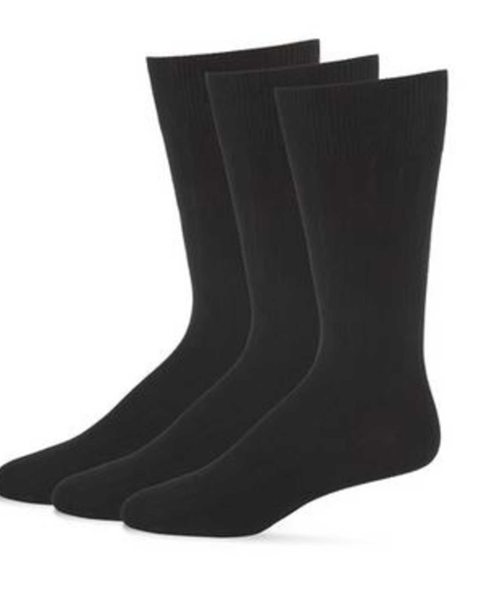 Memoi Memoi Mens Bamboo Ribbed Socks (3Pack) 10-13