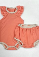 HATCH'd HATCH'd Ribbed 2 Piece Set with Contrast Trim (Tank/Bloomers)