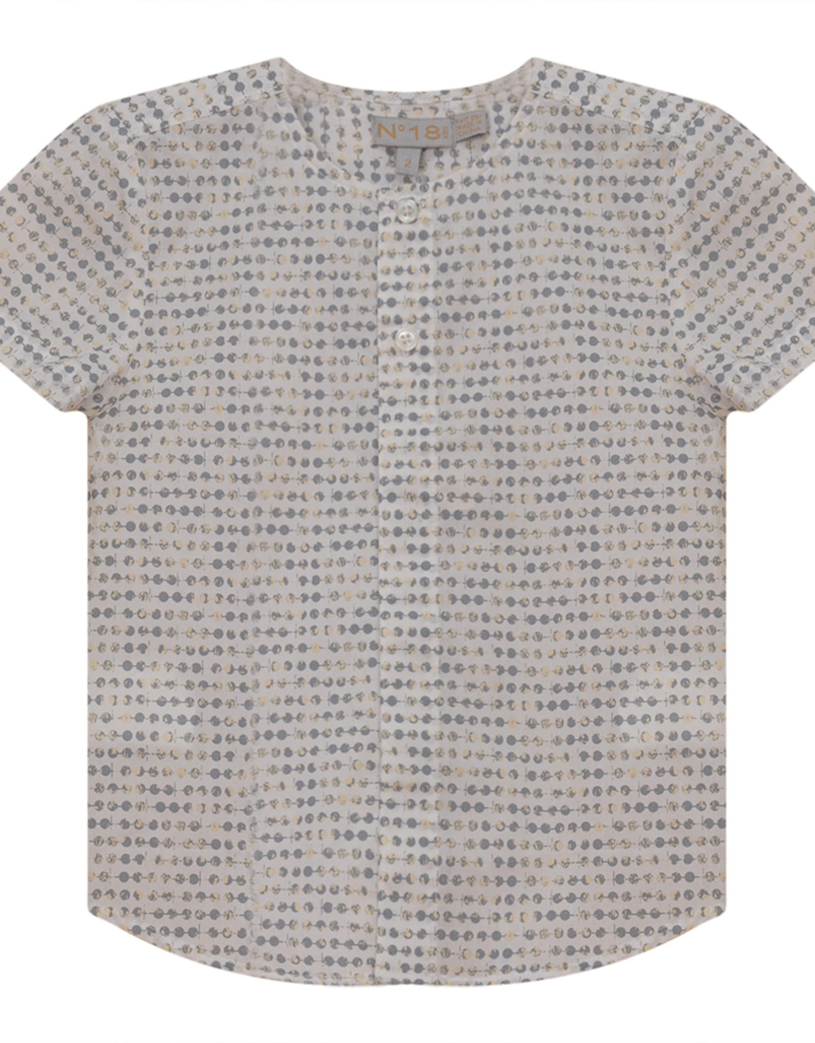 No18 No18 Boys Dots Print Shirt