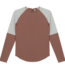 FYI FYI Colorblock Ribbed Long Sleeve T-Shirt