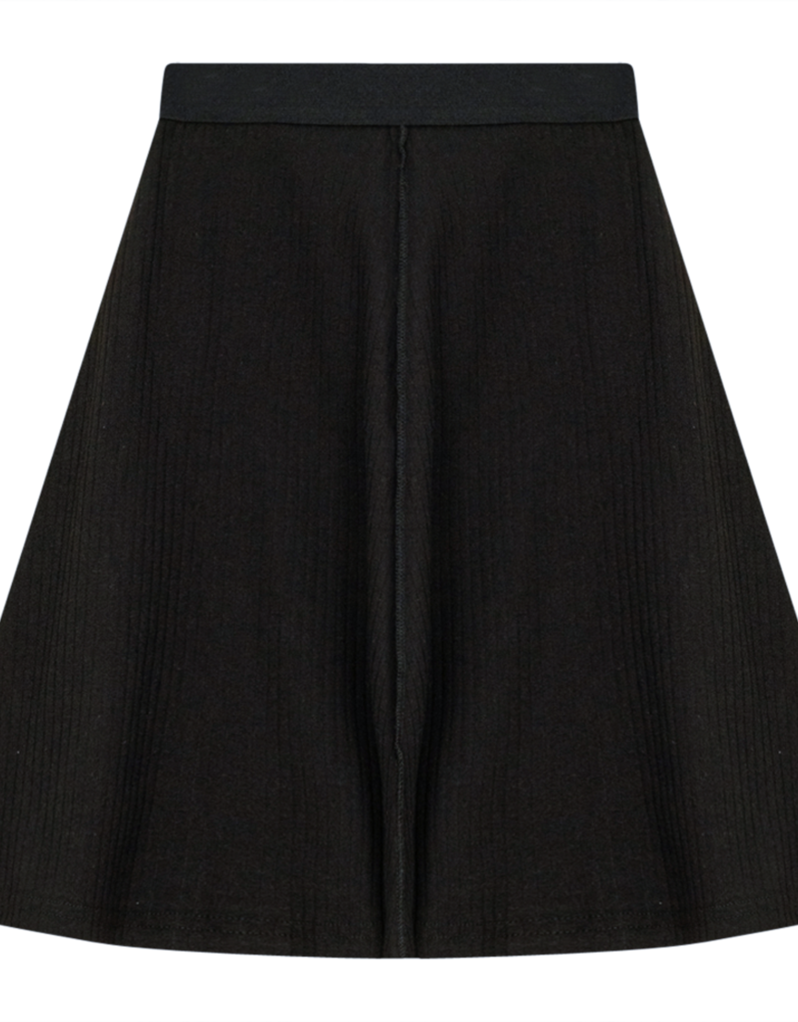 FYI FYI Flare Ribbed Skirt with Black Elastic Waistband