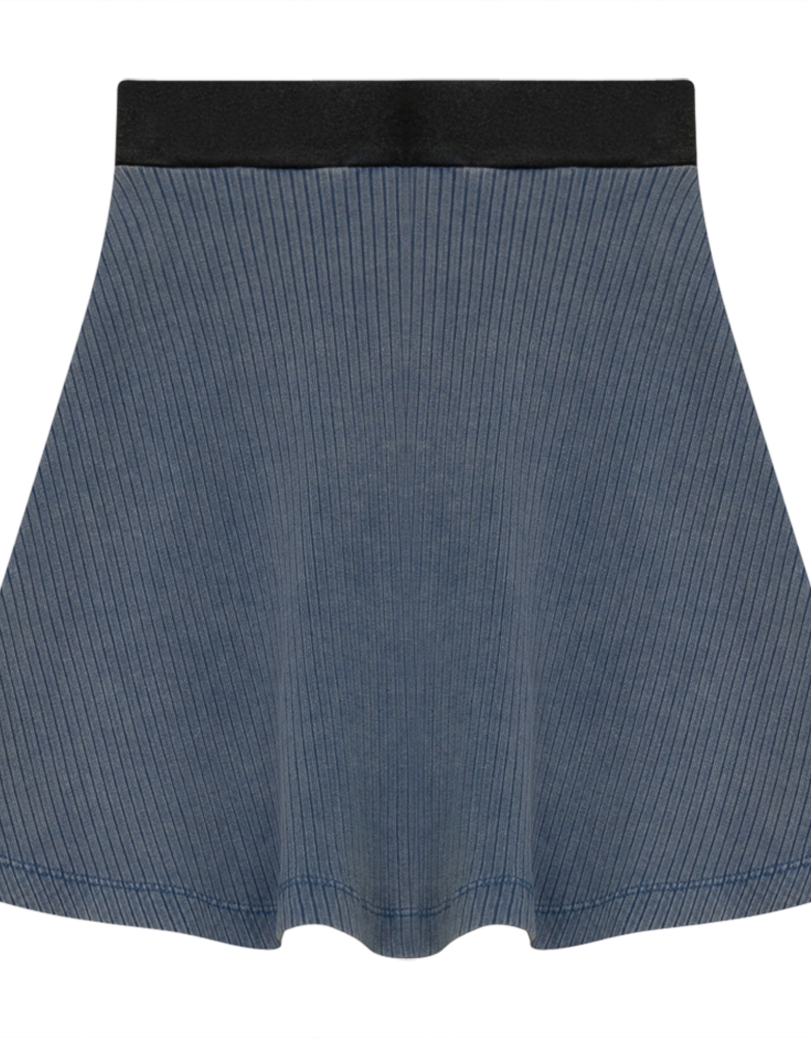 5 Stars 5 Stars Flare Ribbed Skirt with Black Waistband