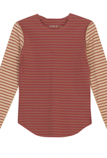 BRB BRB Two Tone Stripe Long Sleeve Top