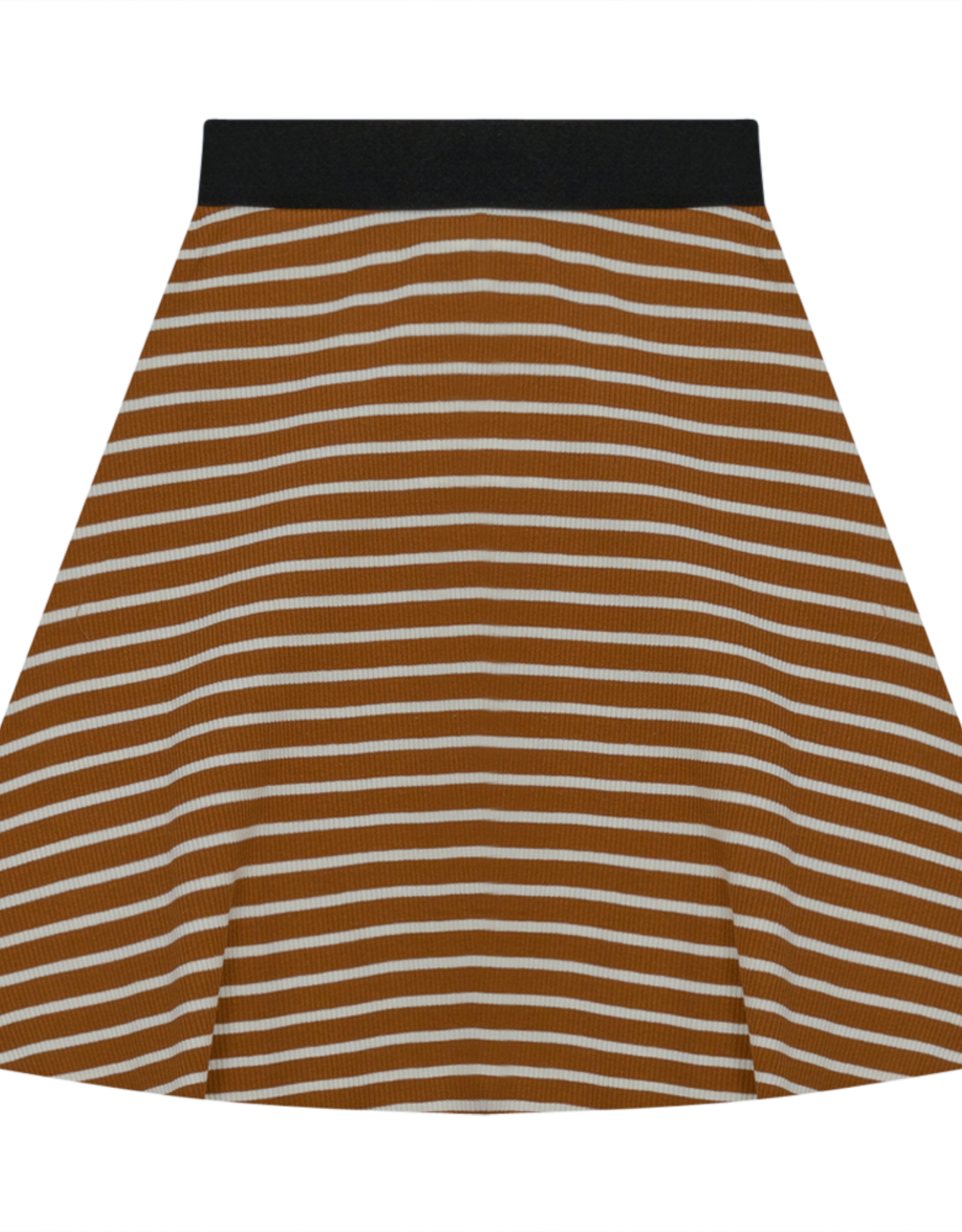 FYI FYI Ribbed Striped Flared Skirt