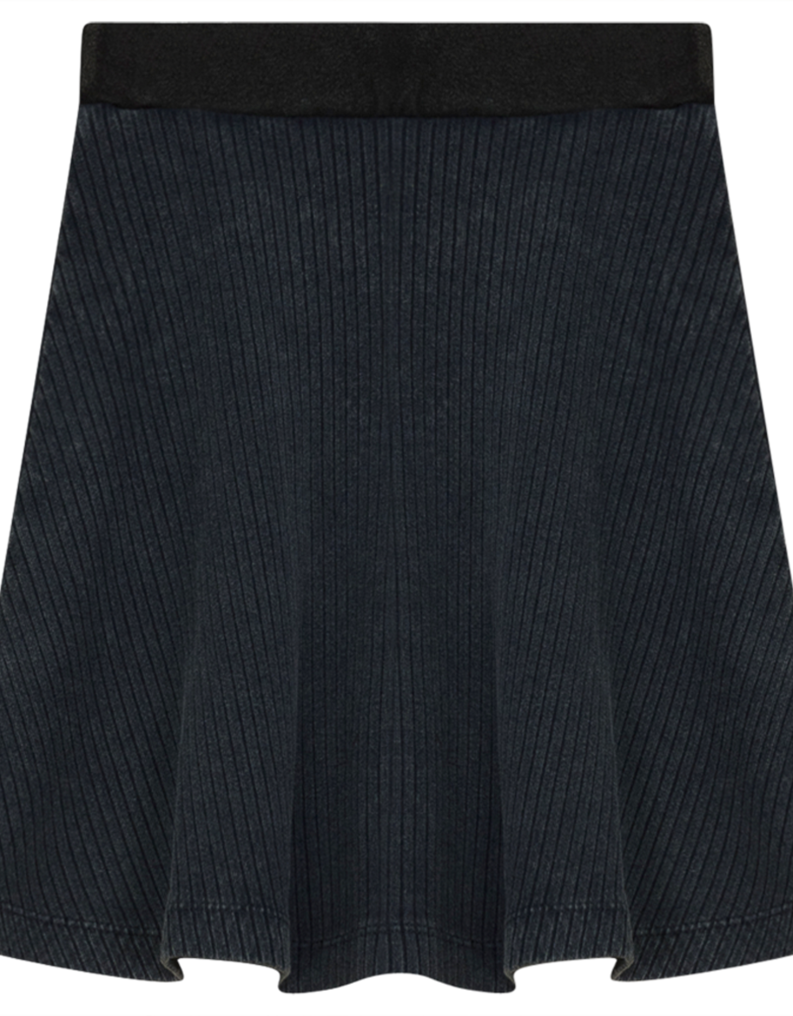 5 Stars 5 Stars Ribbed Flare Skirt with Black Waistband