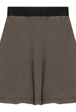 5 Stars 5 Stars Ribbed Flare Skirt with Black Waistband