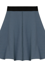 FYI FYI Ribbed Flare Skirt with Black Elastic Band