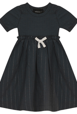 Hopscotch Hopscotch Rib Top with Shimmer Stripes Bottom Dress