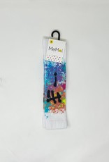 Memoi Memoi Hi-Bye Graffiti Knee Sock