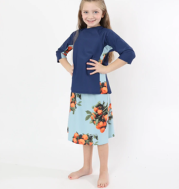 Silver Tail Silver Tail Clementines 2 Piece Cover Up (Shirt/Skirt)