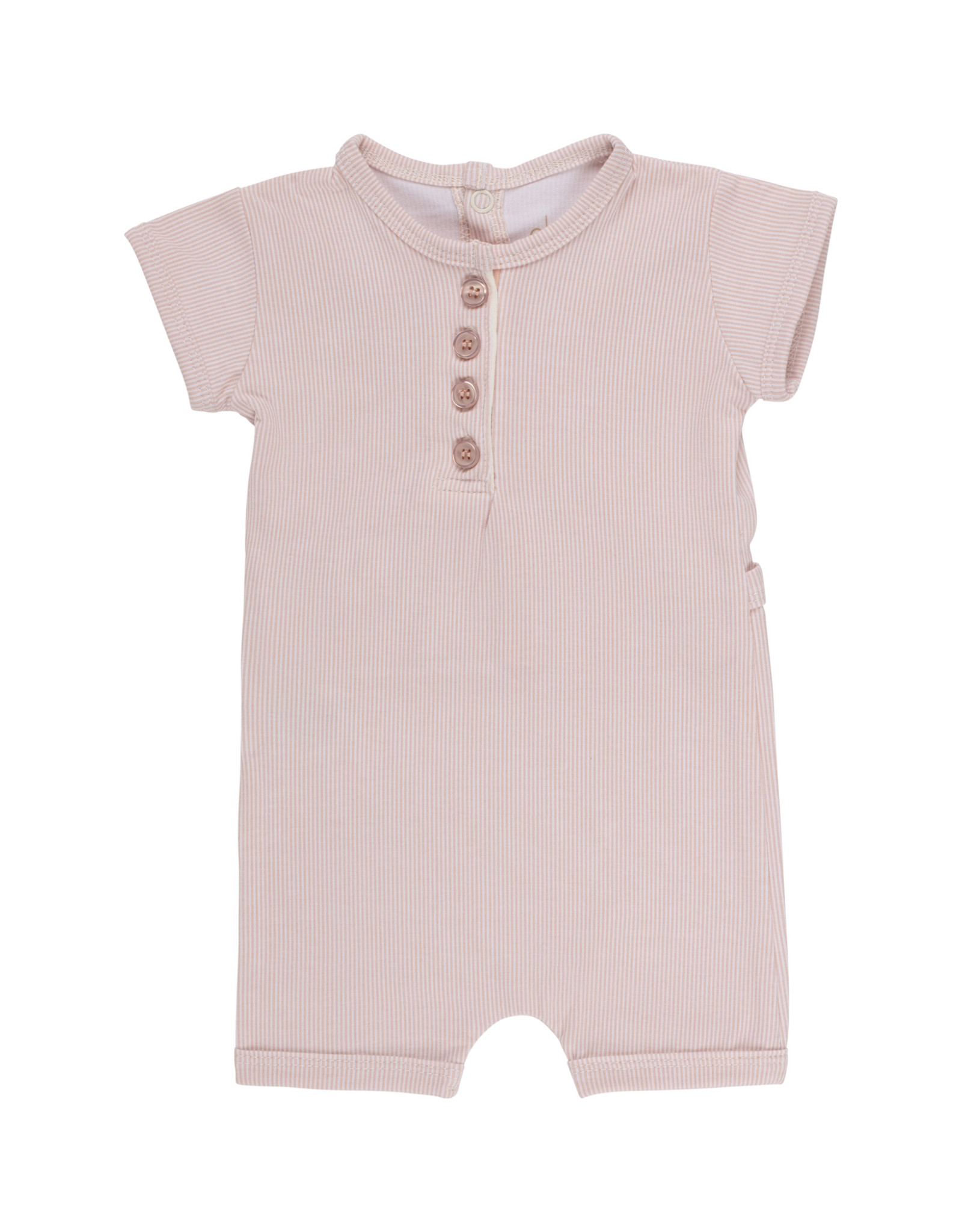 Ely's & Co ely's & co Thin Striped Henley Romper