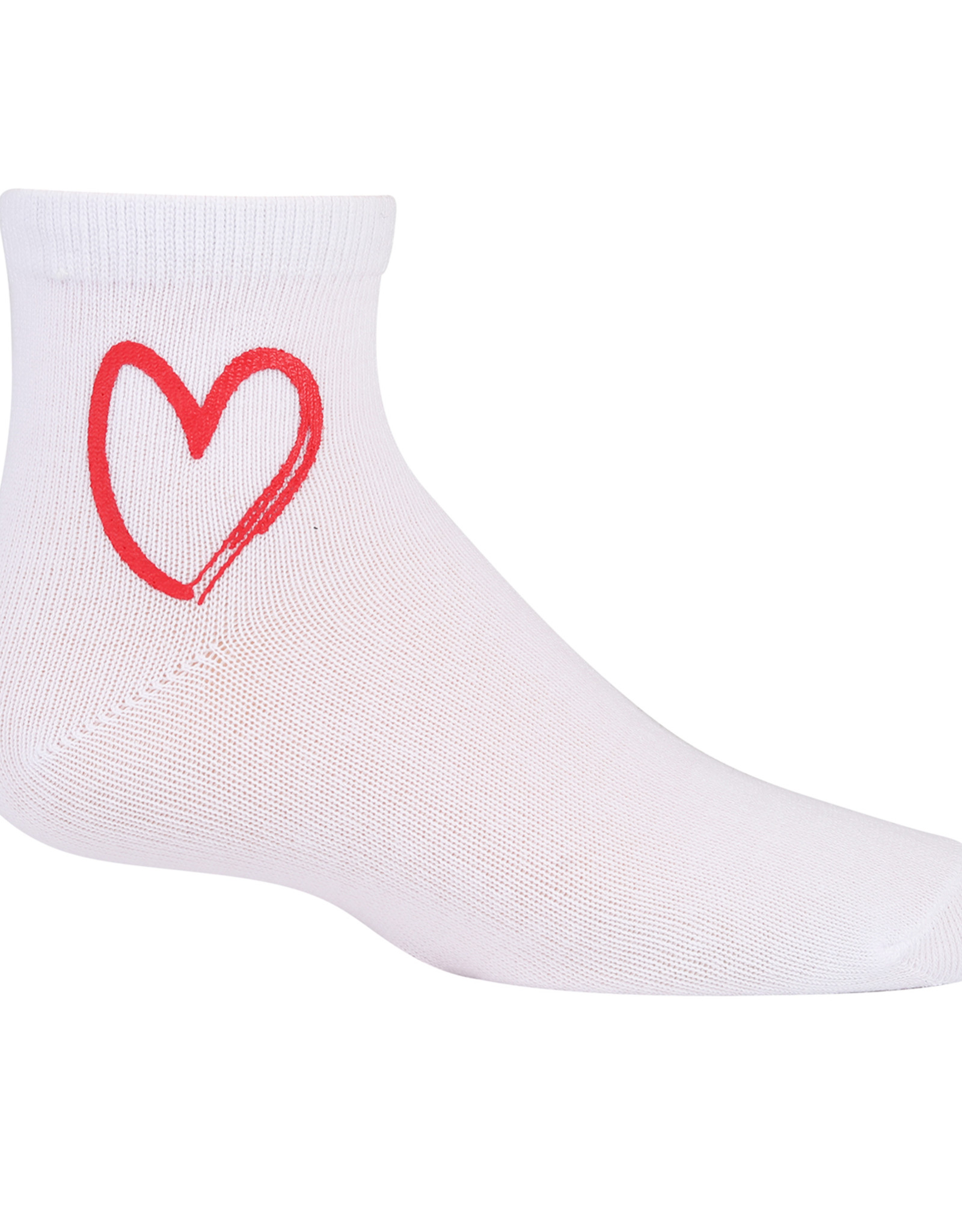 Zubii Zubii Painted Heart Ankle Sock