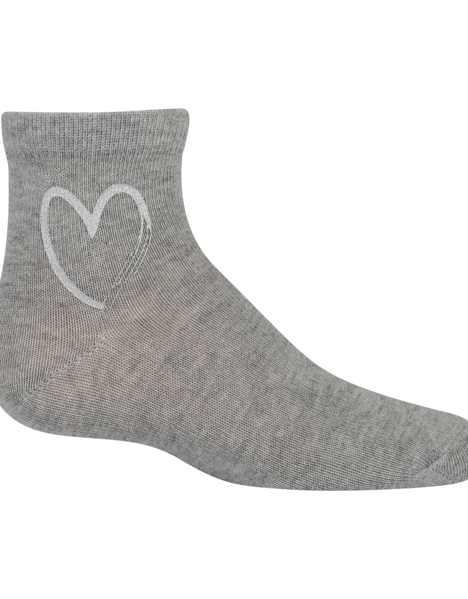 Zubii Zubii Painted Heart Ankle Sock