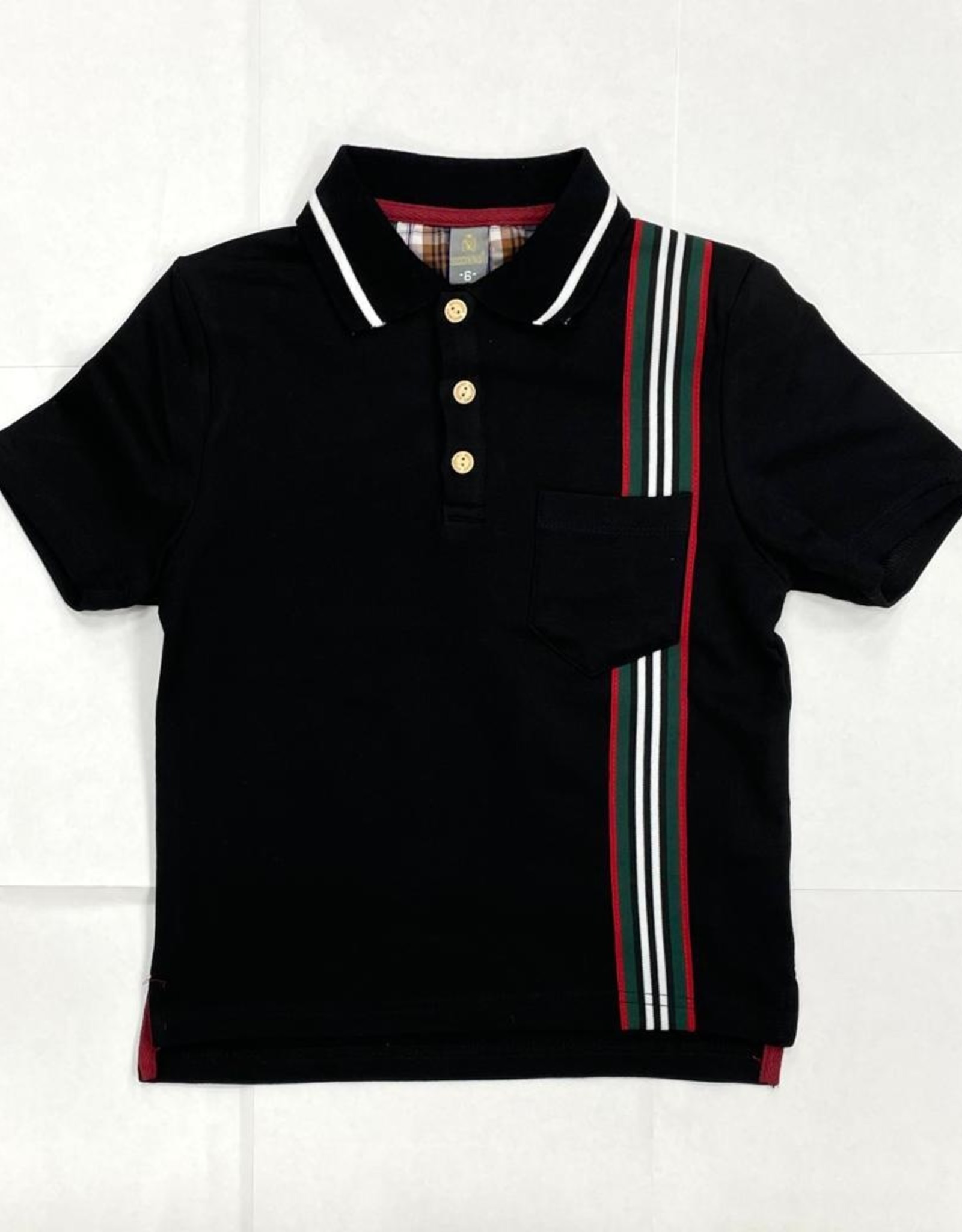 Siccinino Siccinino Vertical Rugby Polo Shirt with Pocket