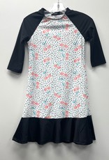 TRY Try Fruit Print Cover Up with Ruffled Tier