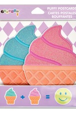 ISCREAM ISCREAM Puffy Postcards 2 Pack